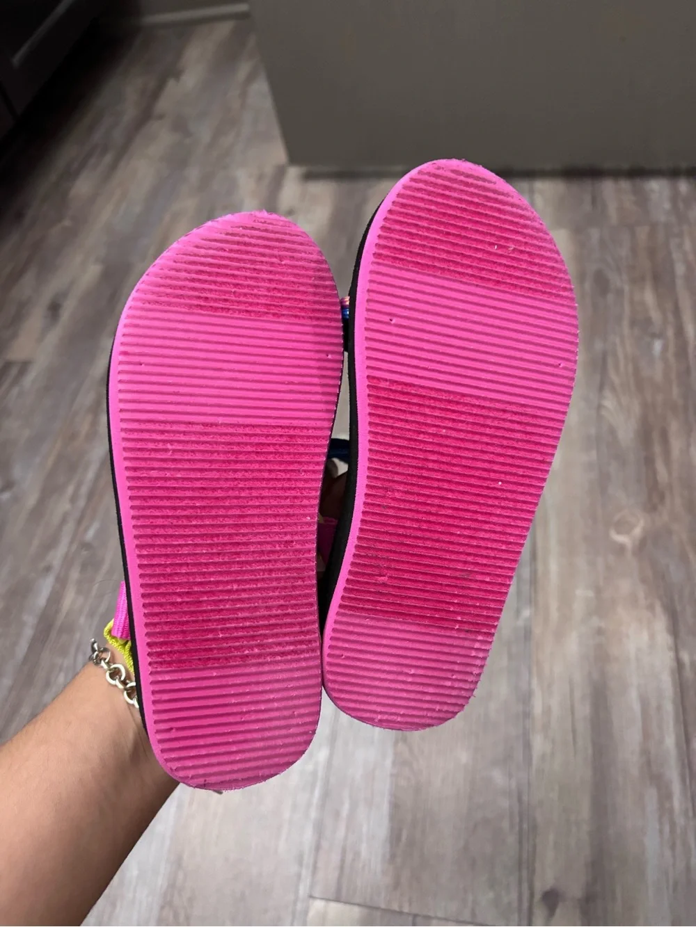 Kids Multicolor Outdoor Sandals - Blue, Yellow & Pink